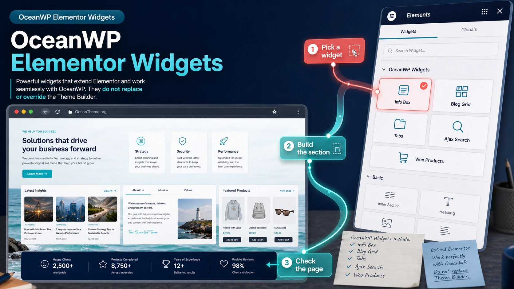OceanWP Elementor Widgets v2.4.9 - Elementor widget for WordPress | Guide