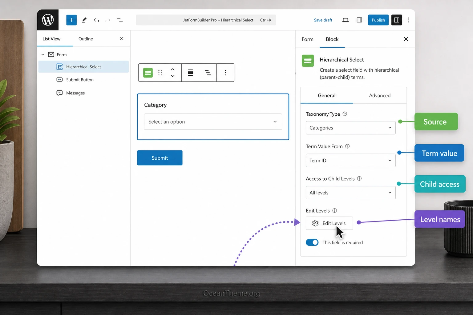 JetFormBuilder Pro Hierarchical Select v1.0.8 - Addon Hierarchy for ...