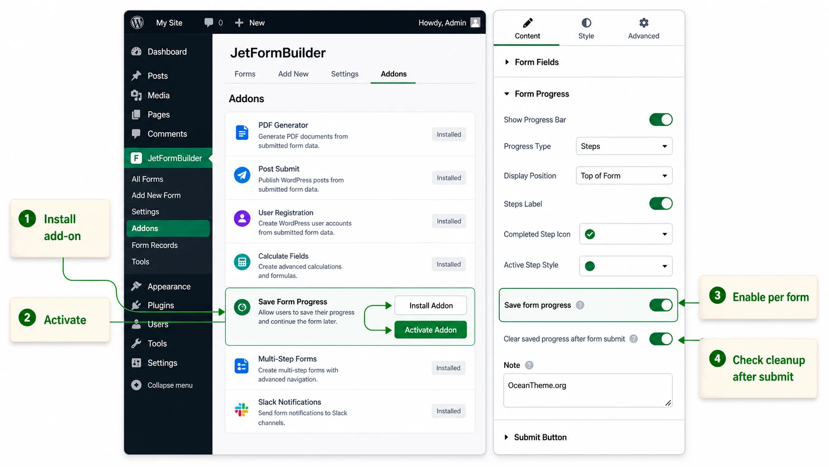 JetFormBuilder Pro Save Form Progress v1.0.11 - Automatic Login Save ...