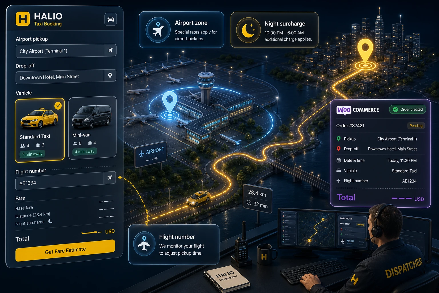 CodeCanyon Halio v1.5.1 [15490036] - Taxi booking plugin for WordPress ...