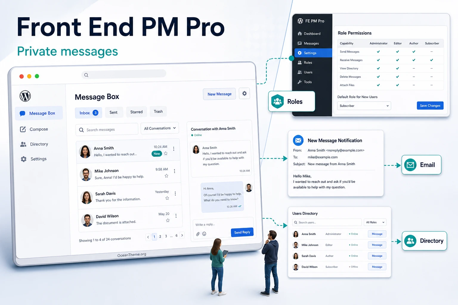 Front End PM Pro v11.2.2 - Personal Messaging Plugin for WordPress | Guide