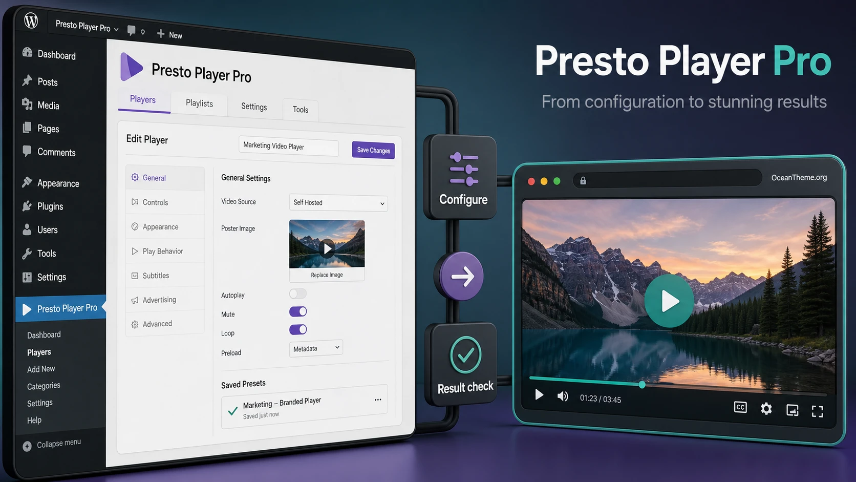 Presto Player Pro v3.2.0 - Video player plugin for WordPress | Guide