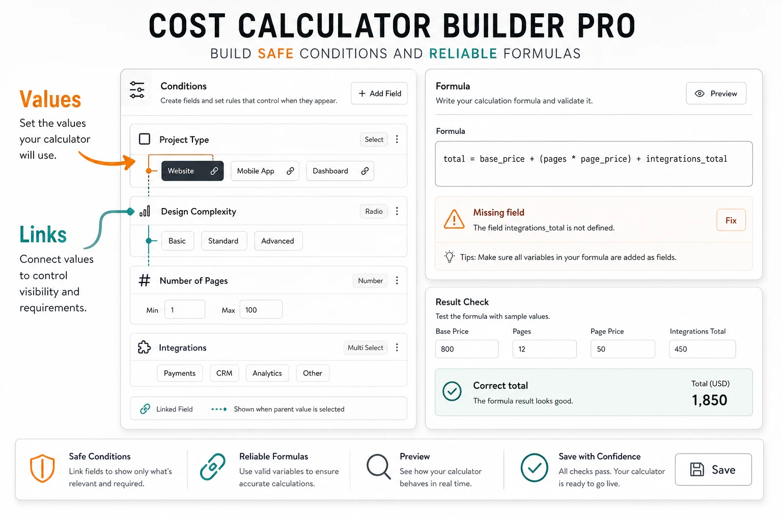 Cost Calculator Builder Pro v4.0.3 - Form builder cost calculation ...