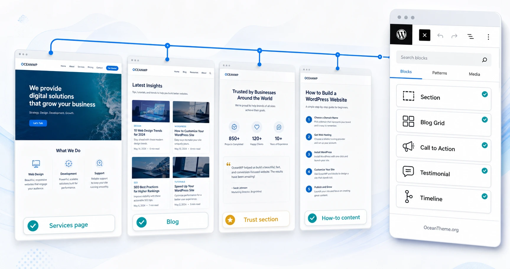OceanWP Gutenberg Blocks v1.2.1 - Block management plugin for Gutenberg ...
