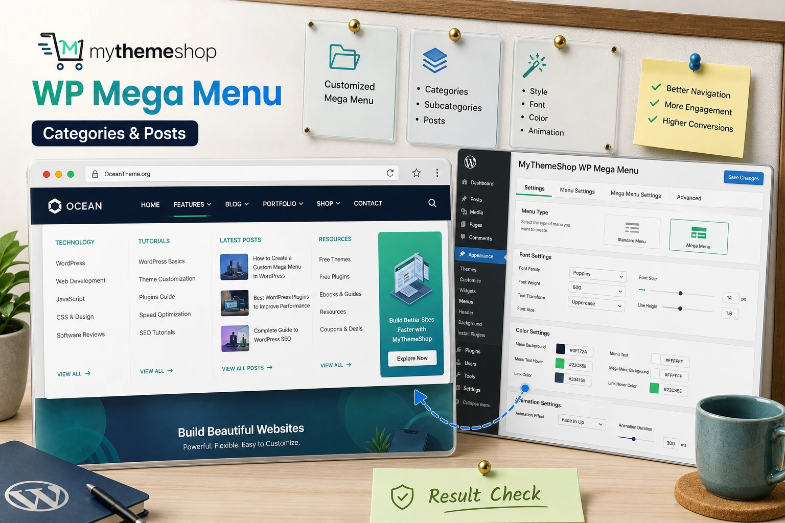 MyThemeShop WP Mega Menu v1.1.11 - plugin menu for WordPress | Guide