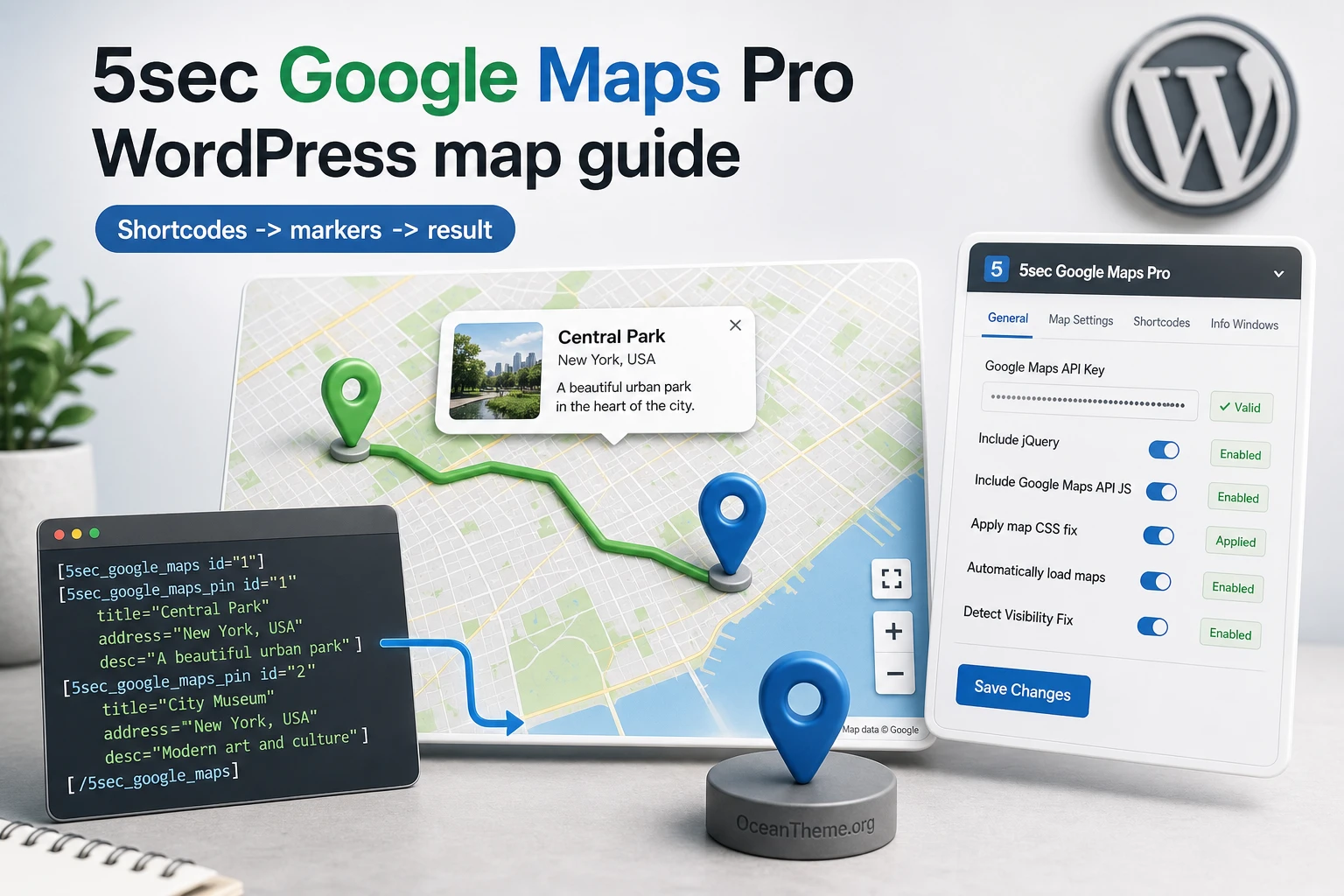 CodeCanyon 5sec Google Maps Pro v1.43.0 [7248149] - Google Maps plugin ...