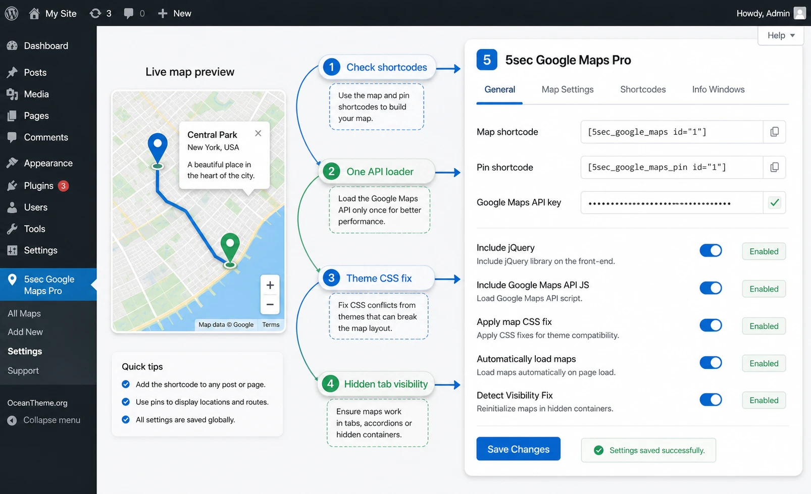 CodeCanyon 5sec Google Maps Pro v1.43.0 [7248149] - Google Maps plugin ...
