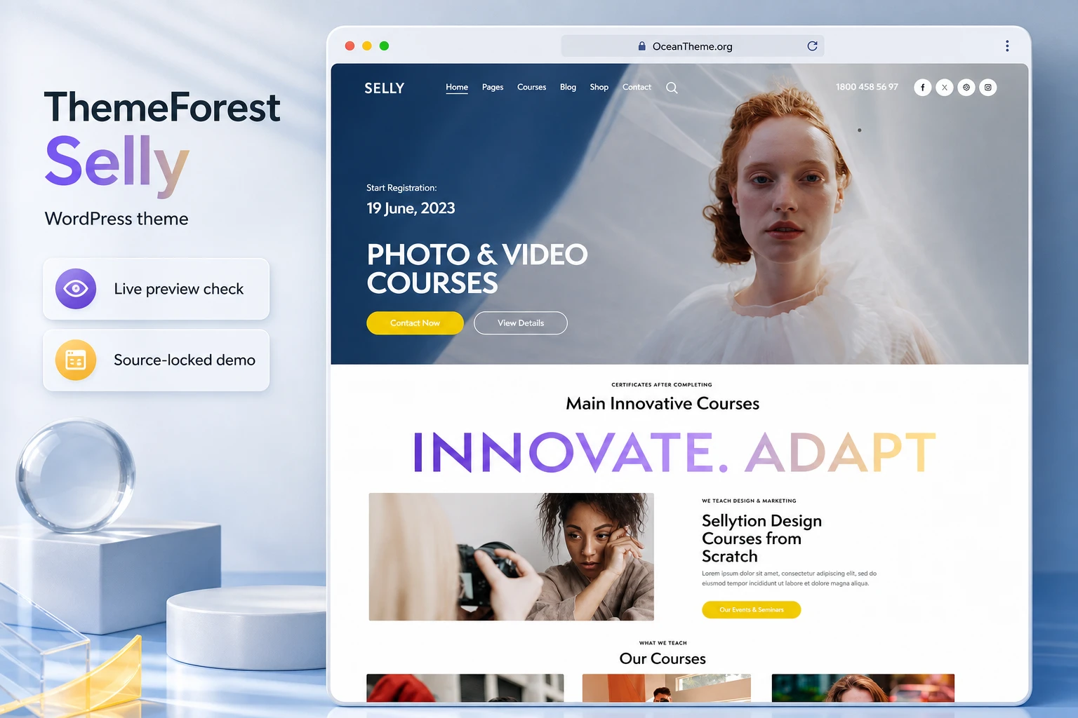 ThemeForest Selly v1.13.0 [52916995] - WordPress theme for landing page ...