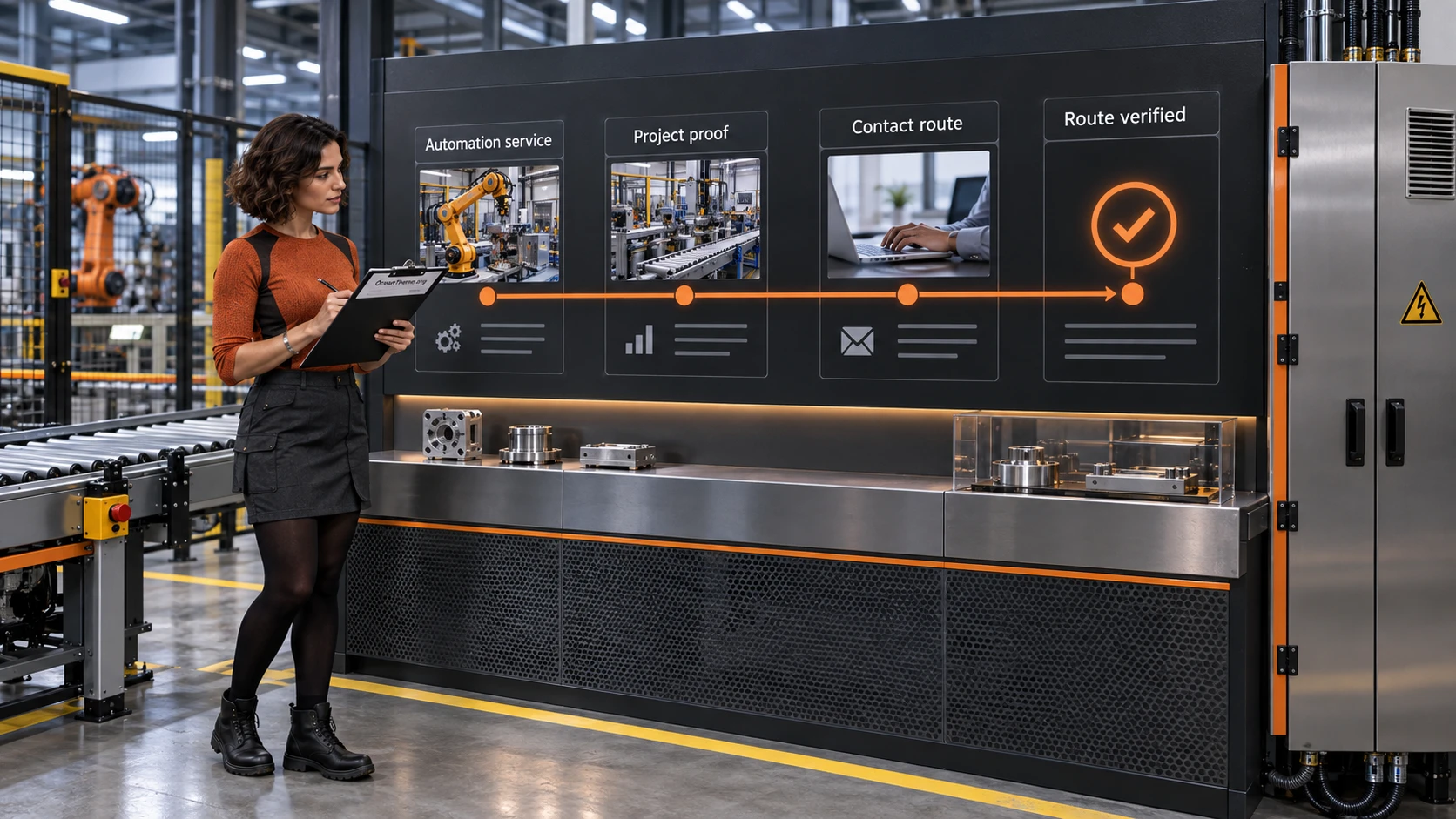 Practical ThemeForest Mechix use case for an industrial automation service company website