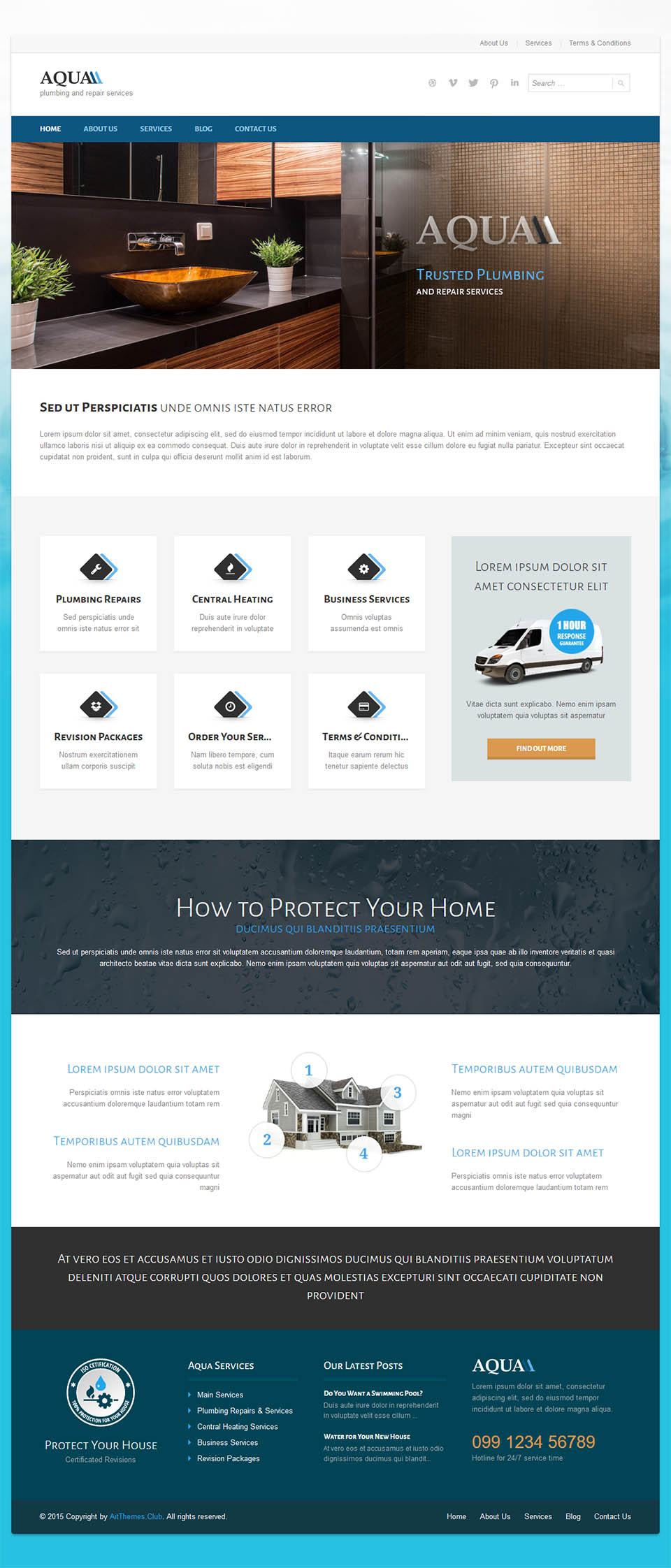 WordPress template AitThemes Aqua