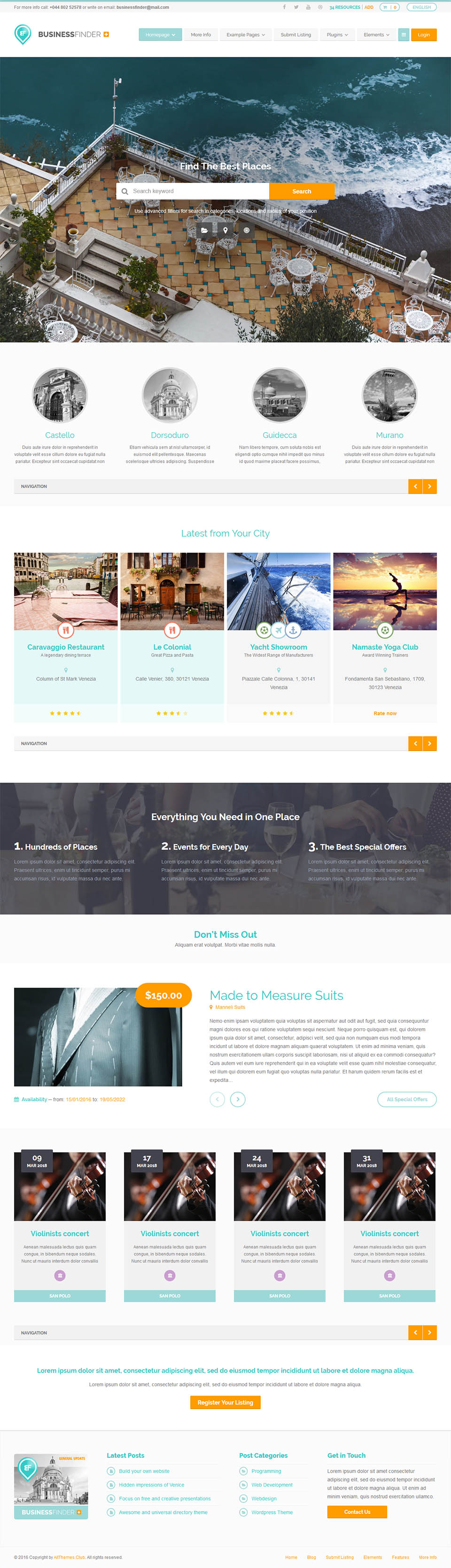 WordPress template AitThemes BusinessFinder+