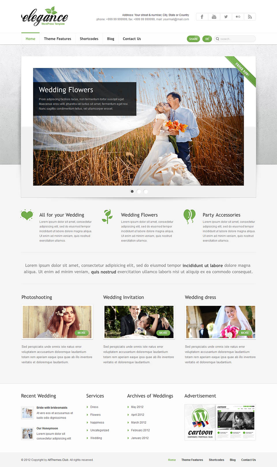 WordPress template AitThemes Elegance