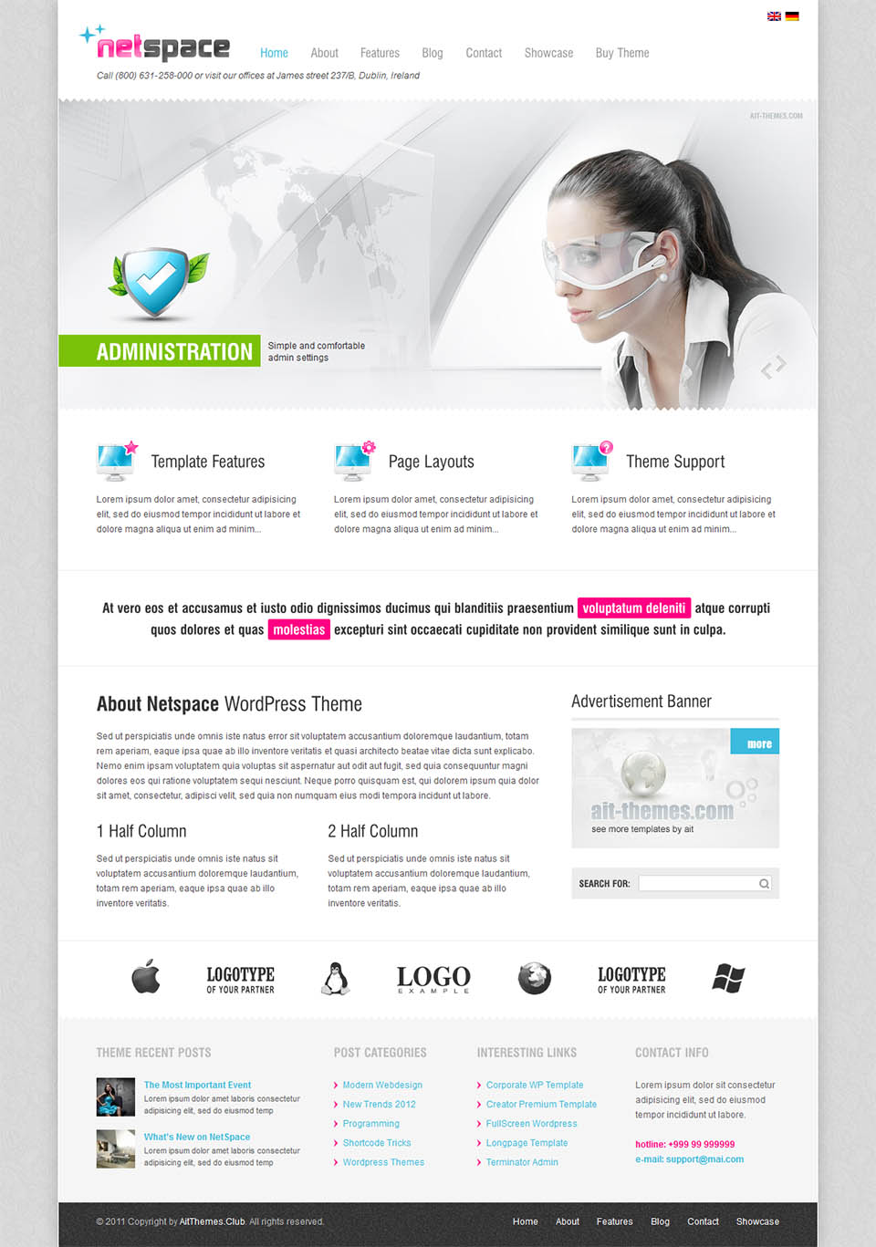 WordPress template AitThemes Netspace