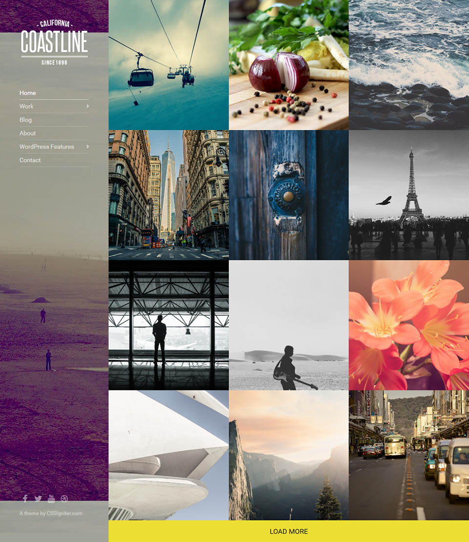 WordPress template CSSIgniter Coastline