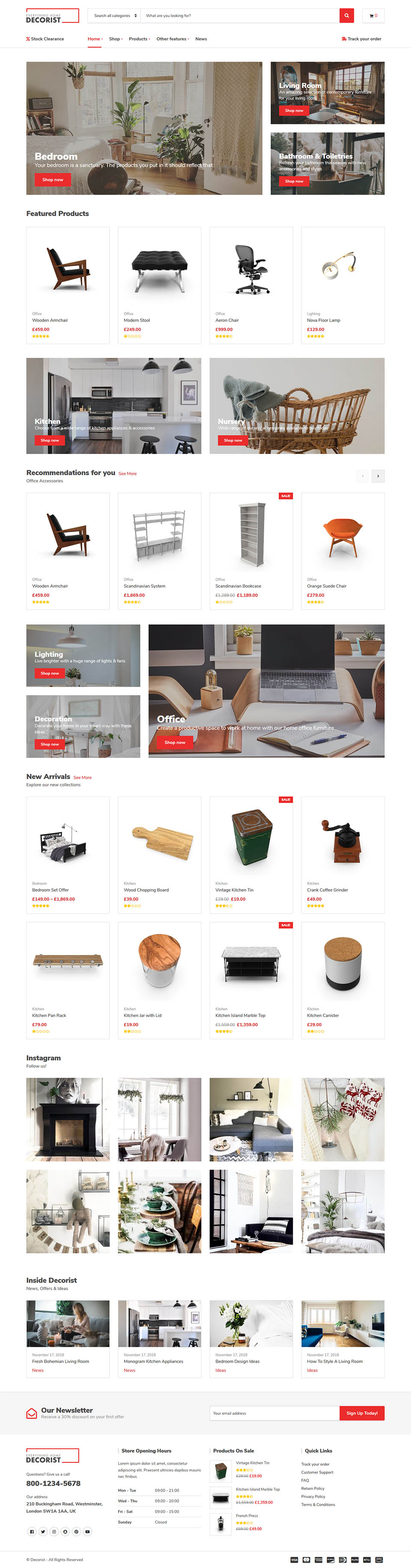 WordPress template CSSIgniter Decorist