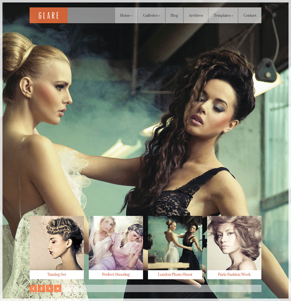WordPress template CSSIgniter Glare