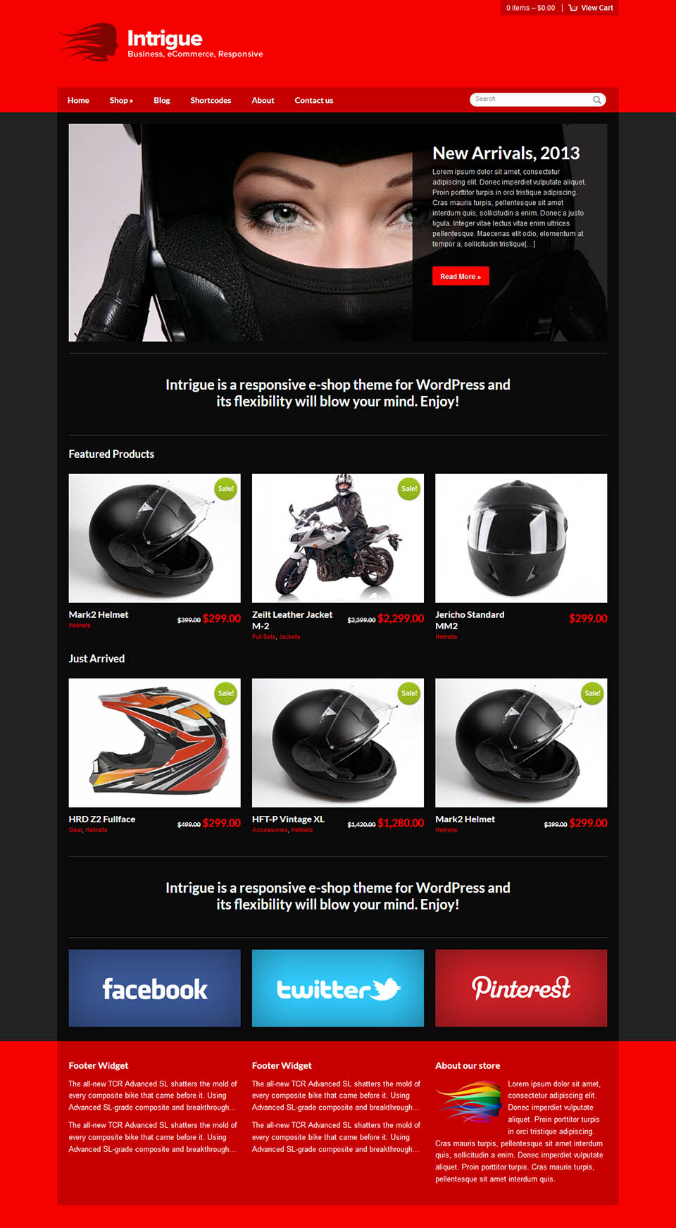 WordPress template CSSIgniter Intrigue