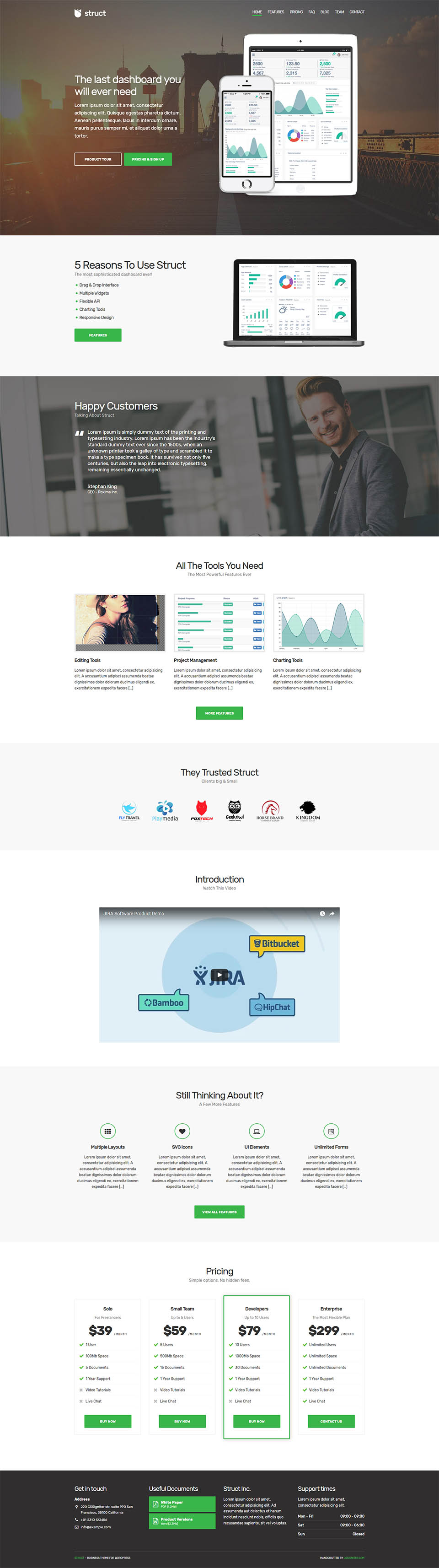 WordPress template CSSIgniter Struct