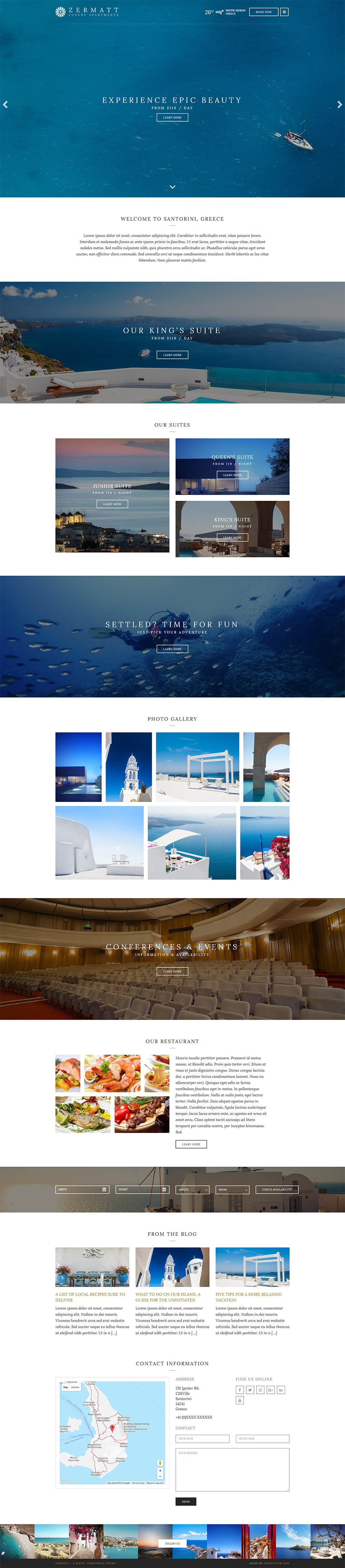 WordPress template CSSIgniter Zermatt