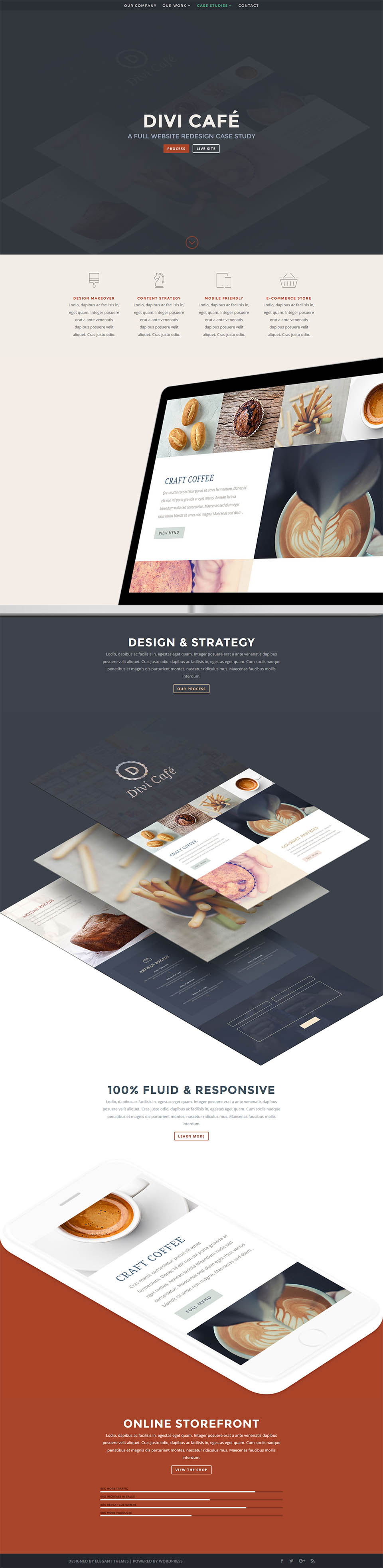 WordPress template ElegantThemes Divi