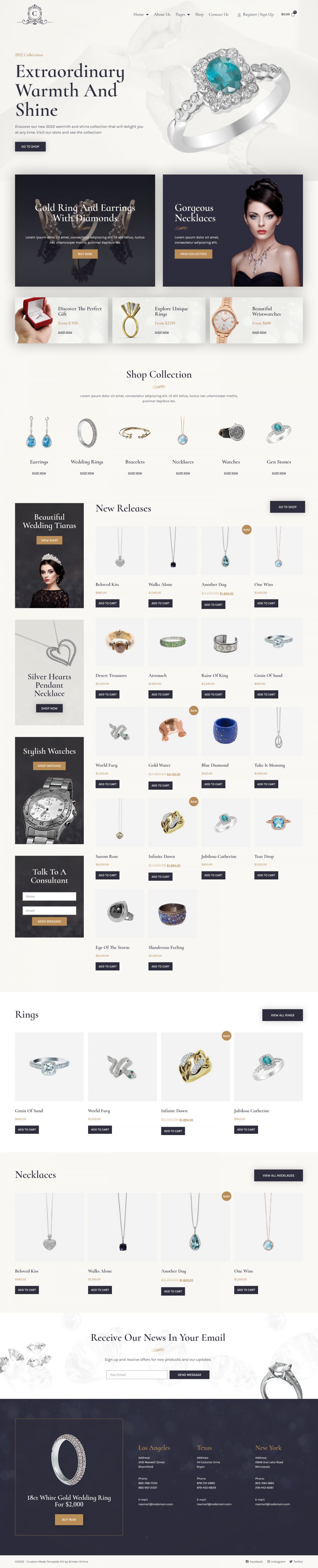 WordPress template ThemeForest CustomMade