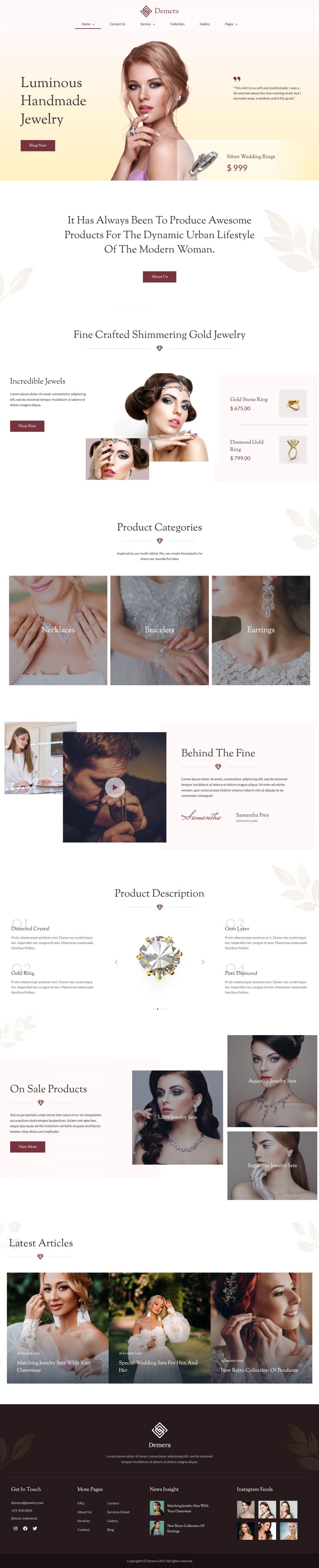 WordPress template ThemeForest Demera
