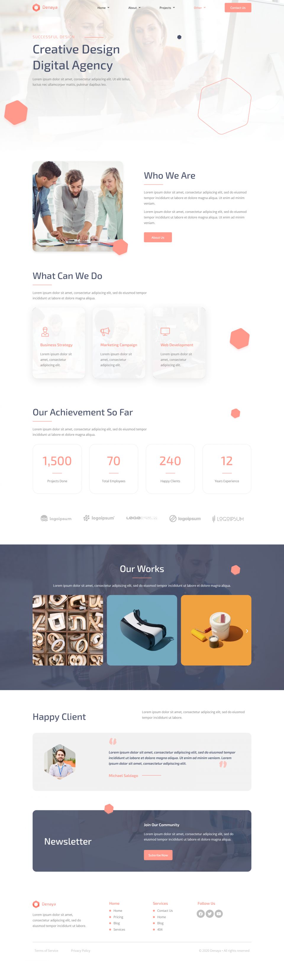 Template ThemeForest Denaya WordPress template ThemeForest Denaya