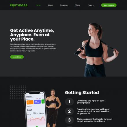 ThemeForest Gymness