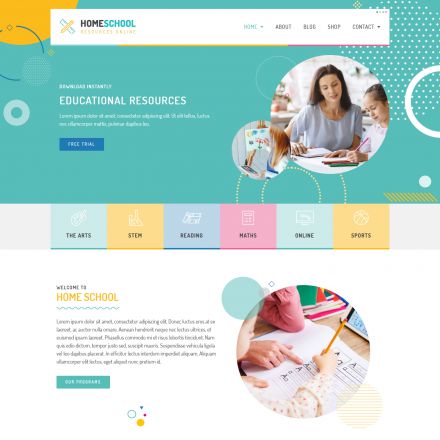 ThemeForest HomeSchool