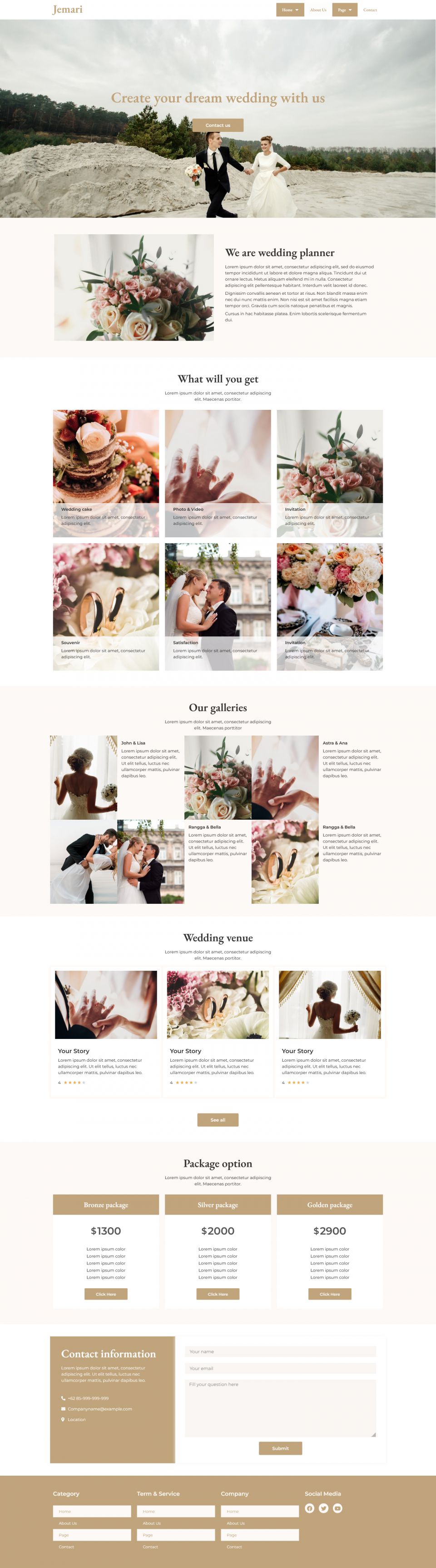 WordPress template ThemeForest Jemari