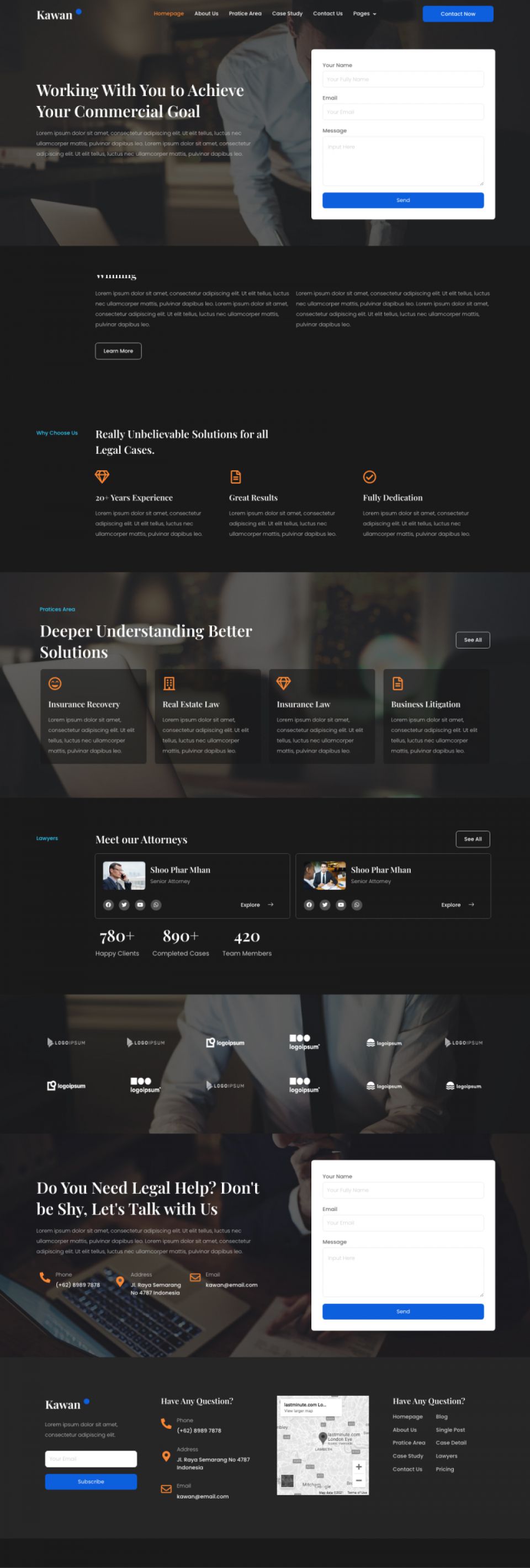 WordPress template ThemeForest Kawan