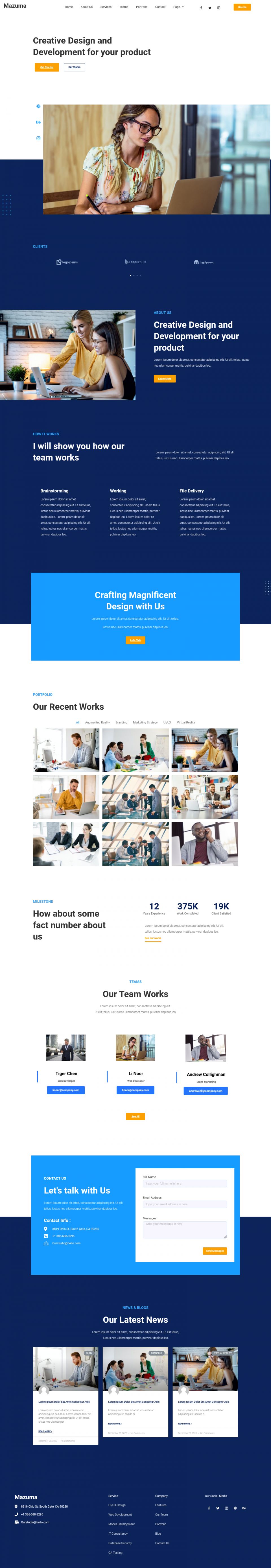 Template ThemeForest Mazuma WordPress template ThemeForest Mazuma