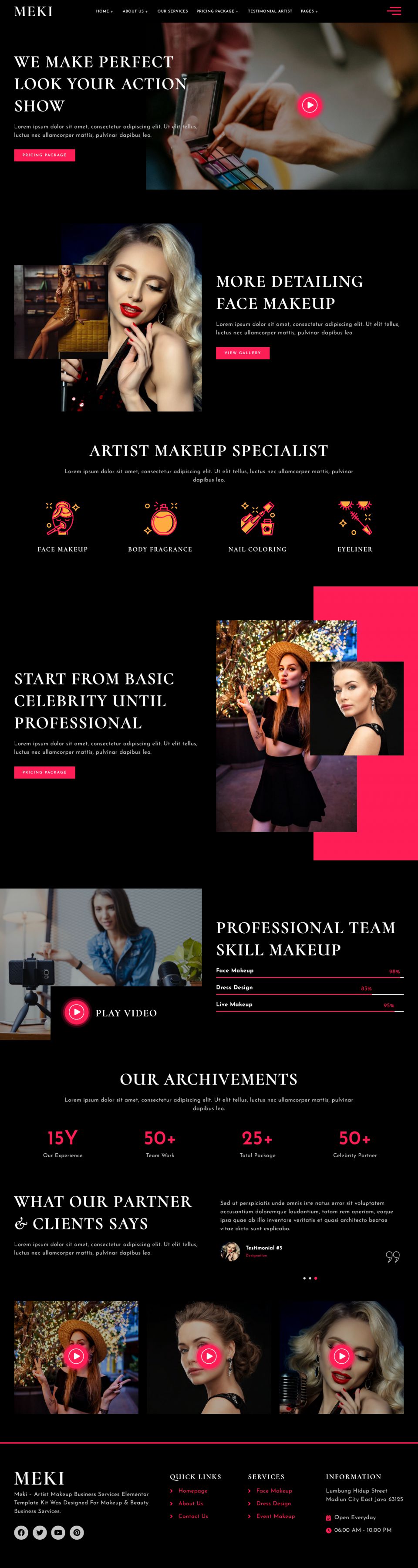 Template ThemeForest Meki WordPress template ThemeForest Meki