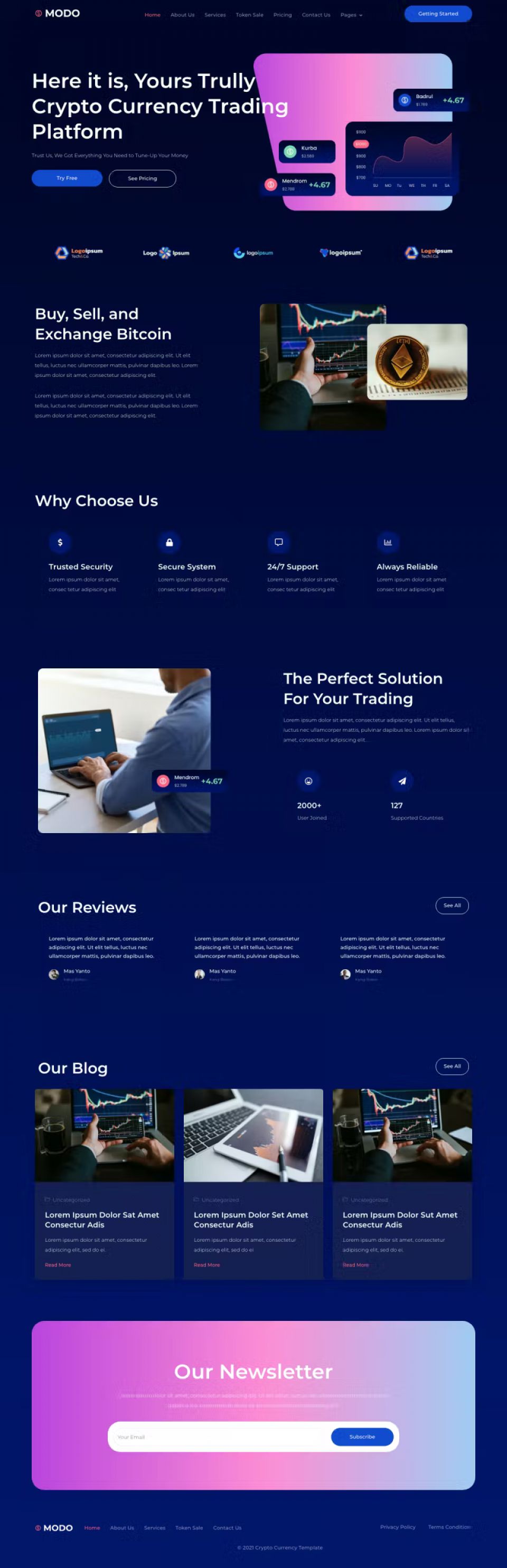 WordPress template ThemeForest MODO
