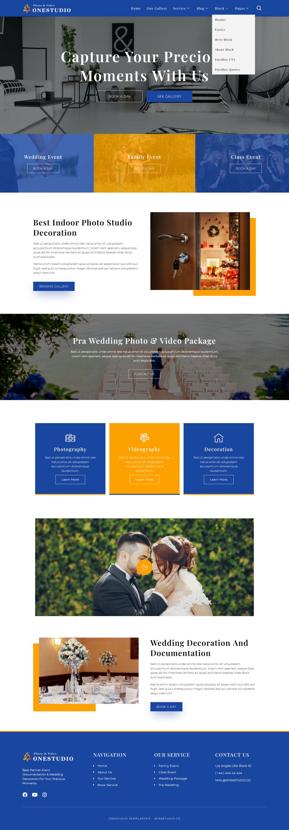 WordPress template ThemeForest Onestudio
