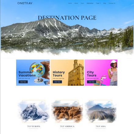 ThemeForest Onetrav