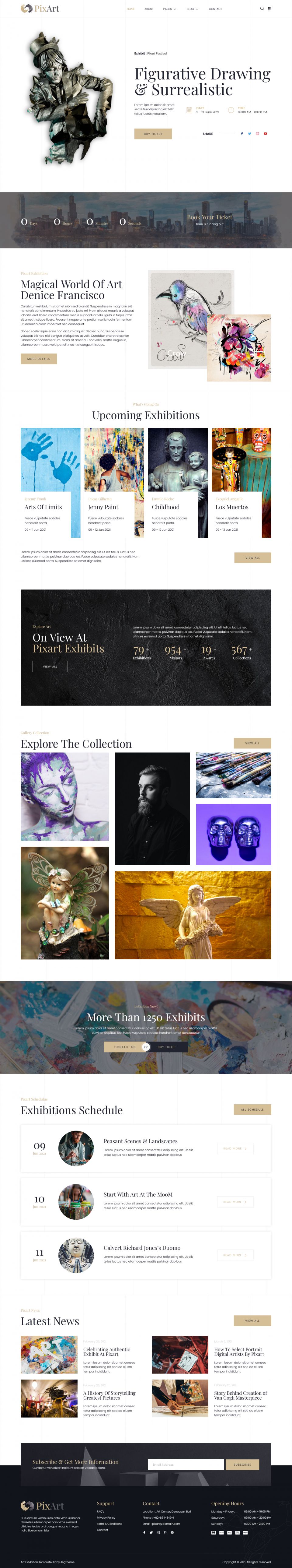 WordPress template ThemeForest Pixart