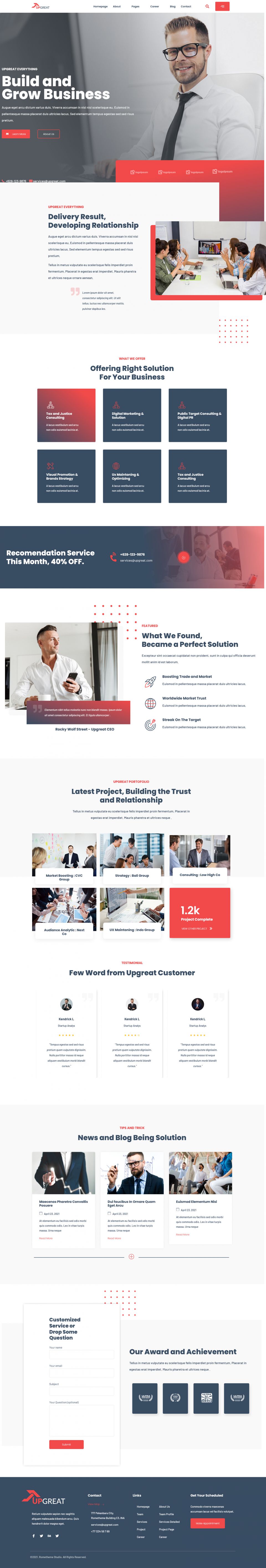 Template ThemeForest Upgreat WordPress template ThemeForest Upgreat