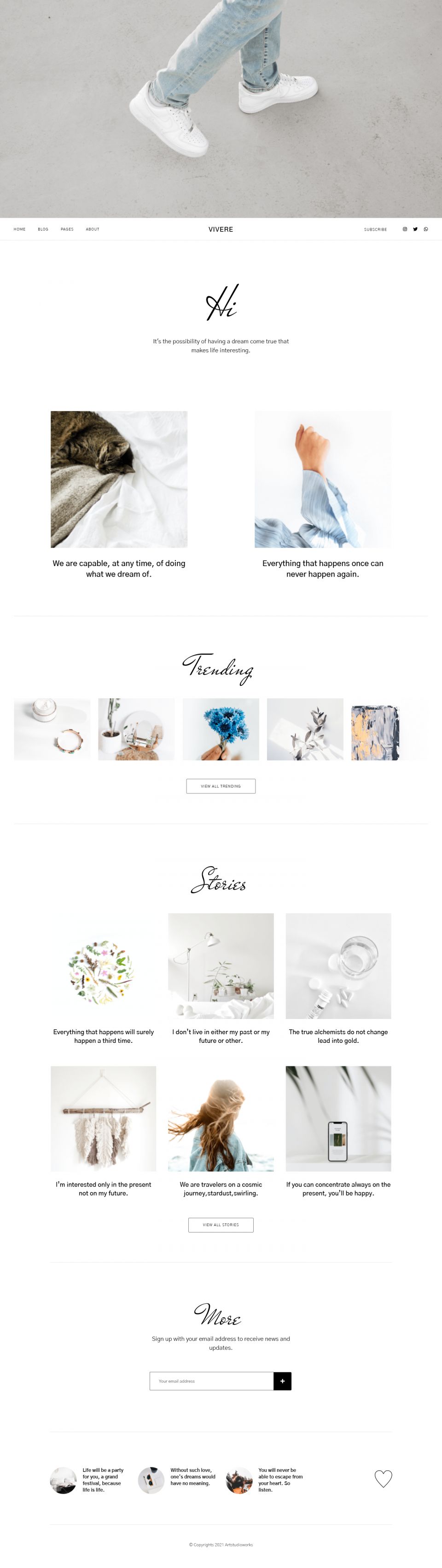 Template ThemeForest Vivere WordPress template ThemeForest Vivere