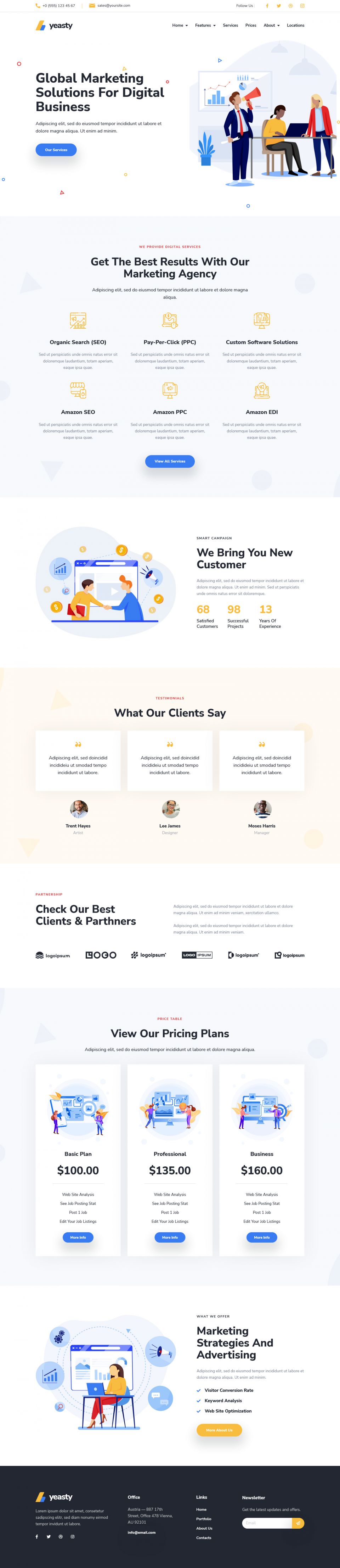 Template ThemeForest Yeasty WordPress template ThemeForest Yeasty