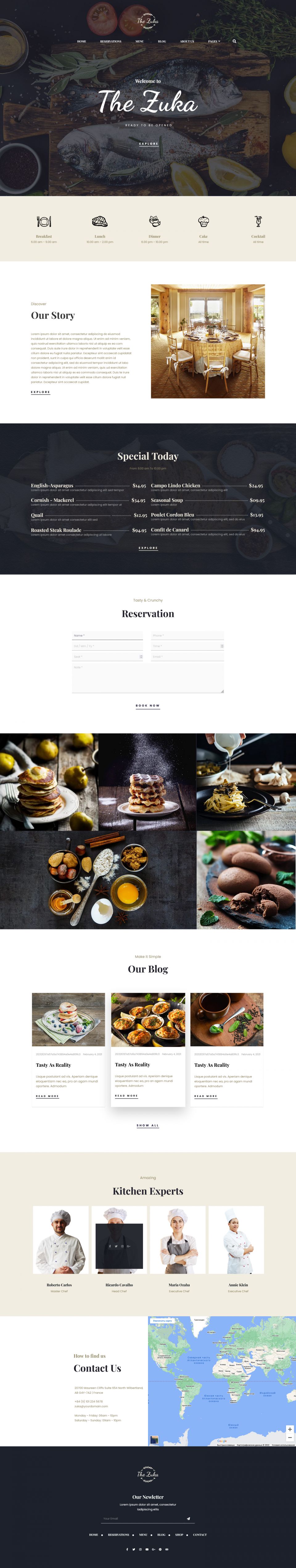 WordPress template ThemeForest Zukares