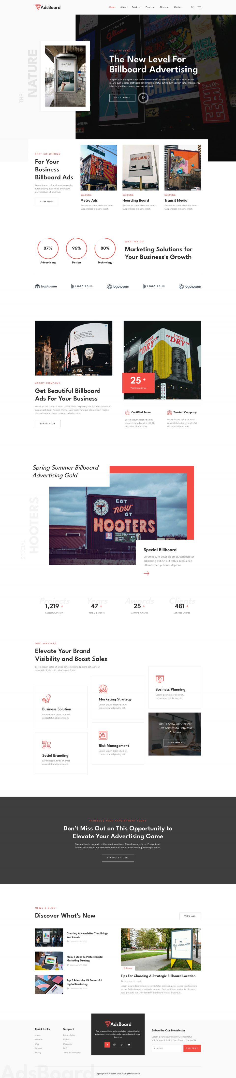 WordPress template ThemeForest AdsBoard