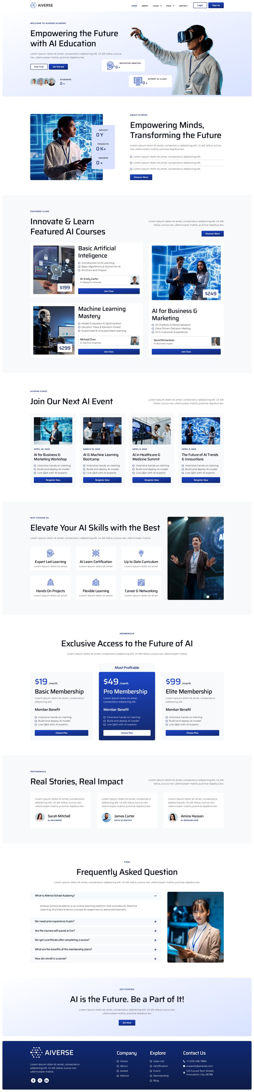 WordPress template ThemeForest AIVerse