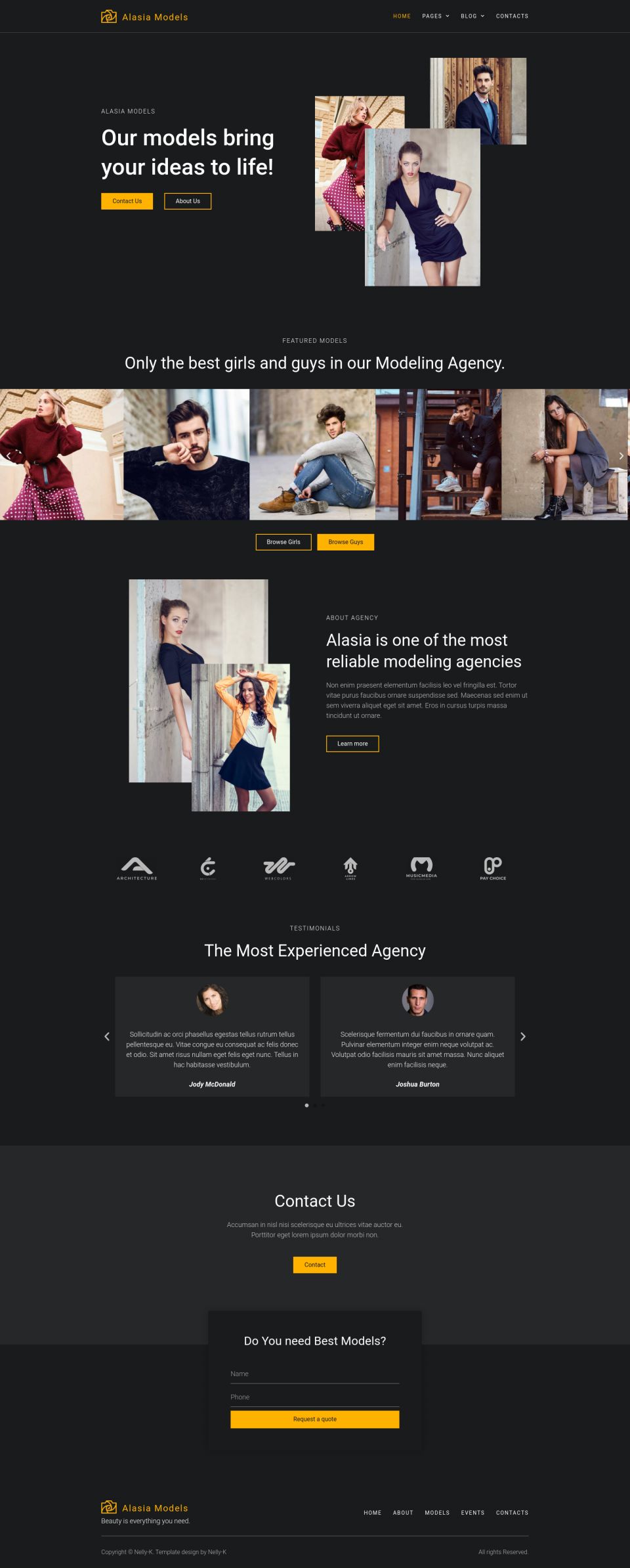 WordPress template ThemeForest Alasia