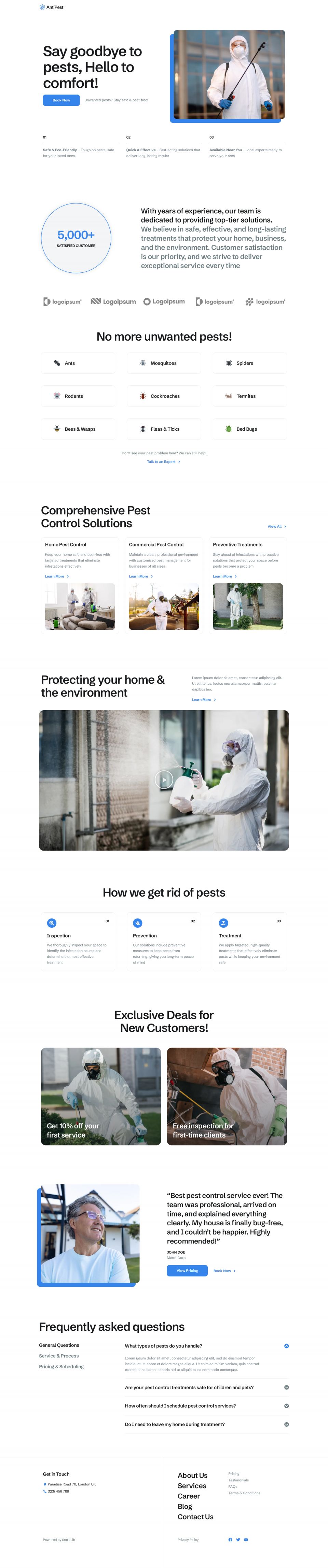 WordPress template ThemeForest AntiPest