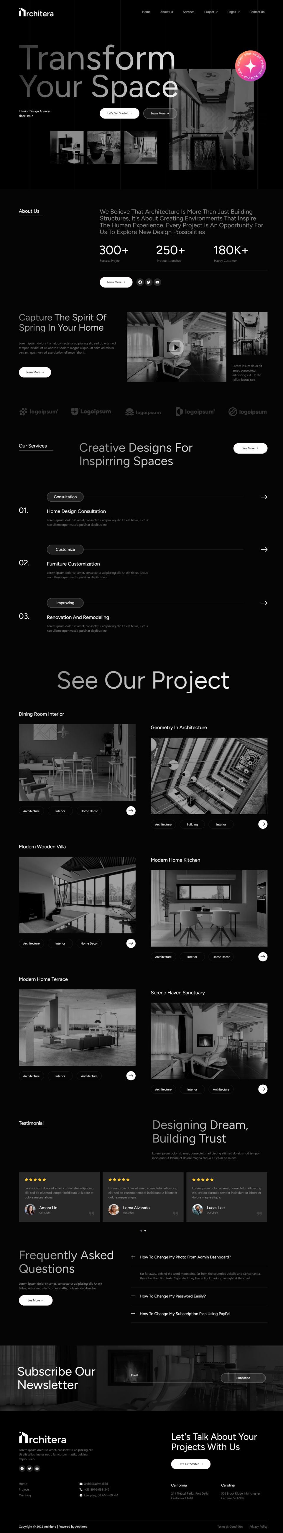 WordPress template ThemeForest Architera