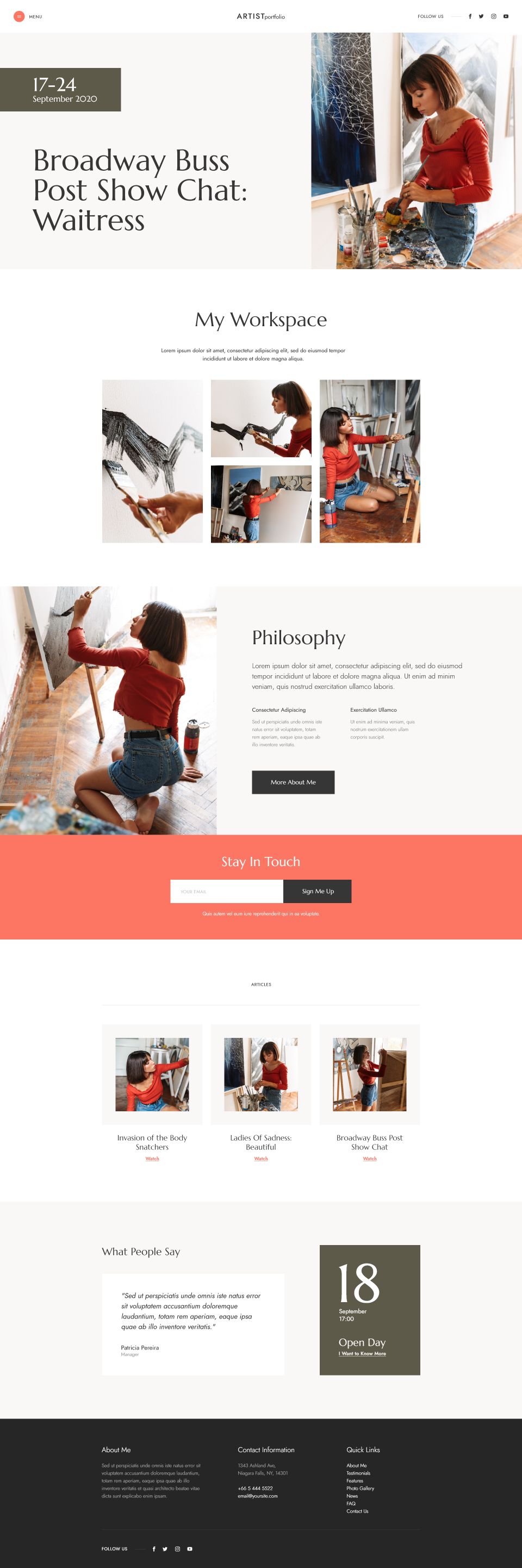 Template ThemeForest Artisio WordPress template ThemeForest Artisio