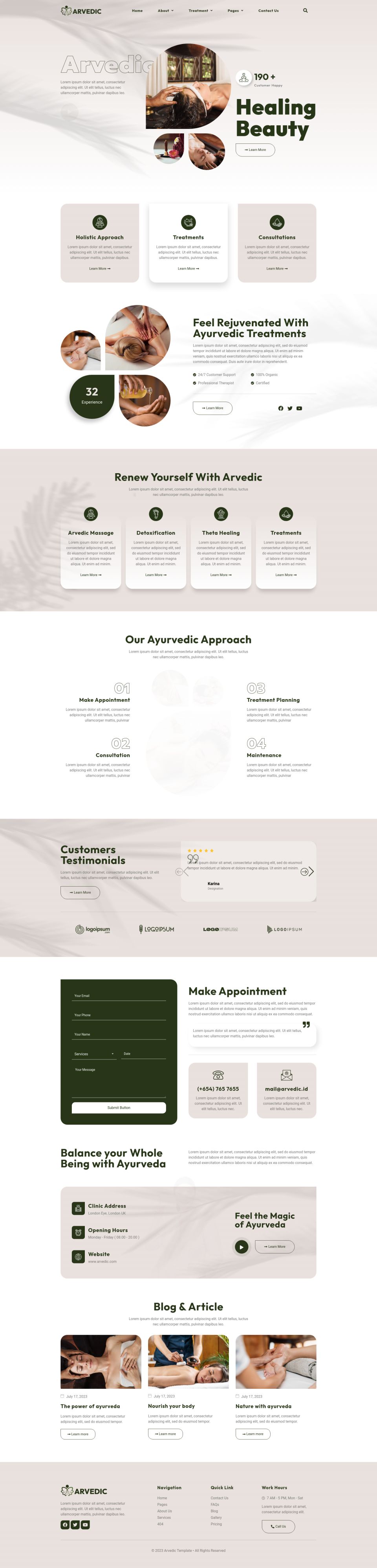 WordPress template ThemeForest Arvedic