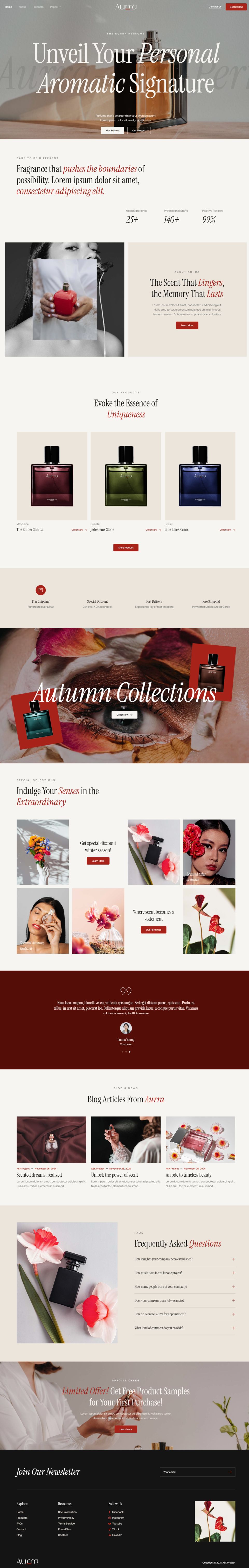 WordPress template ThemeForest Aurra