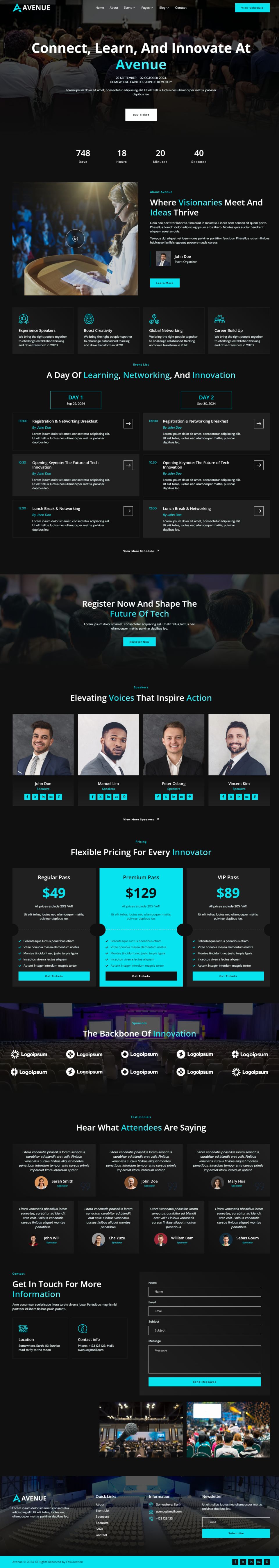 Template ThemeForest Avenue WordPress template ThemeForest Avenue